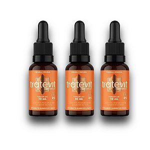 Kit com 3 Frascos de Tratevit 30ml