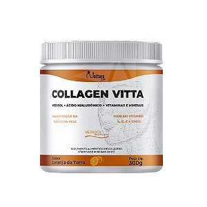 COLLAGEN VITTA 300g: Suplemento Alimentar de Colágeno, Vitaminas e Minerais em Pó
