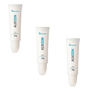 Alivzon 30g: Kit com 3 Unidades