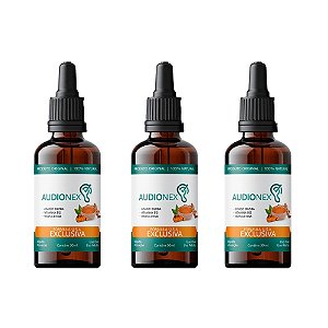Audionex 30ml: Kit com 3 Frascos