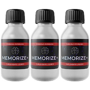 Memorize+ 60ml- Kit com 3 Frascos