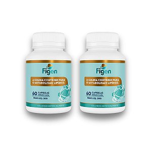 Detox Figen - Kit com 2 Frascos (120 Cápsulas)