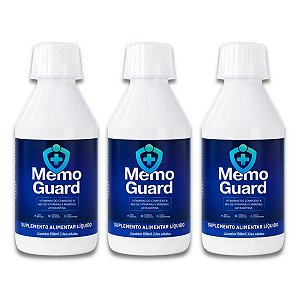 MemoGuard 150ml: Kit com 3 Frascos