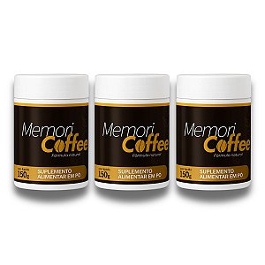 Memori Coffee 150g - Kit com 3 Potes