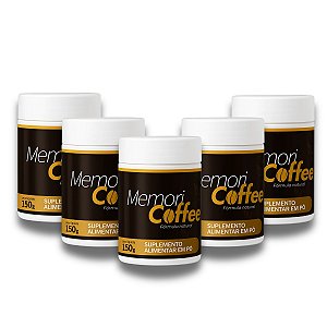 Memori Coffee 150g - Kit com 5 Potes