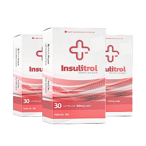 Insulitrol - Kit com 3 Caixas (90 Cápsulas)