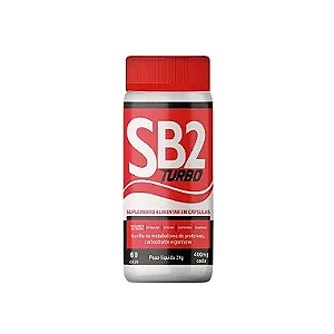 SB2 Turbo 60 Cápsulas: Auxílio Natural para Perda de Peso