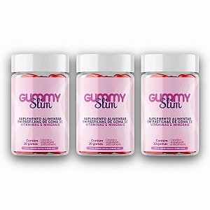 Gummy Slim - Kit com 3 Potes (90 gomas)
