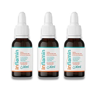 Inflamin 30ml: Kit com 3 Frascos