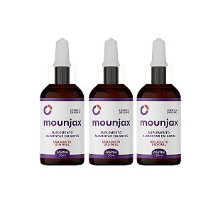 Mounjax  30ml - Kit com 3 Frascos