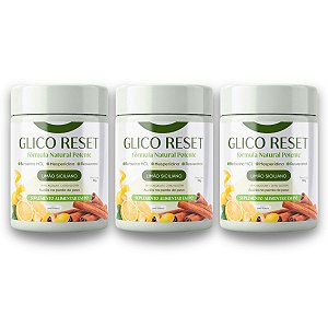 Glico Reset 90g: Kit com 3 Frascos
