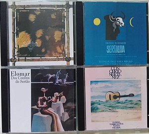 4 CDs Elomar: Catingueira, Sertania, Dos Confins E Sertanez