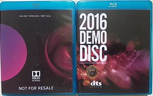 2 Blu-rays: Dolby Atmos Demo Disc e DTS Demo Disc (2016)