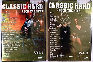 2 DVDs: Classic Hard Rock The Hits Vol. 1 E Vol. 2