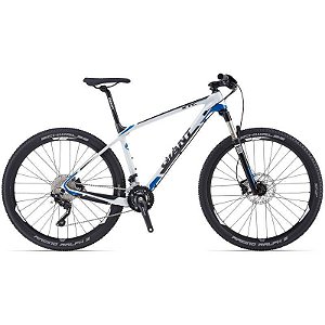 BICICLETA GIANT 27.5 XTC ADVANCED 4 BRANCO/AZUL T. 22/XL