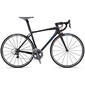 BICICLETA GIANT 700 TCR ADVANCED SL 1 ISP CARBON PRATA AZUL TAM S