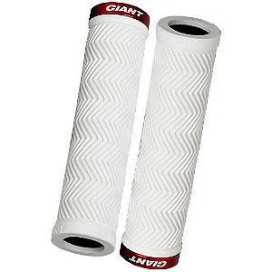 MANOPLA GIANT MTB SOLE 0 BRANCA VERMELHA