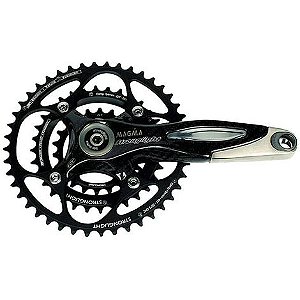 PEDIVELA STRONGLIGHT MTB MAGMA 170 175MM 22/32/44 PRETO