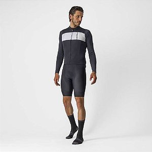 CAMISA CASTELLI MEN - PROLOGO 7 LONG SLEEVE - LIGHT BLACK/TAM M