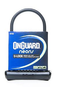 CADEADO ONGUARD U-LOCK NEONS 8153 PRETO
