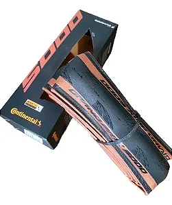 Pneu Continental Grand Prix 5000 - 700 X 25 - Preto/Marrom/Dobrável