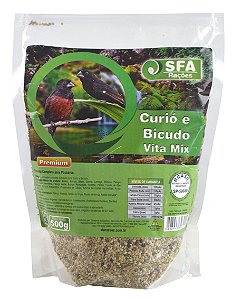 Mistura para Curió e Bicudo Vita Mix Sfa 500 Gr