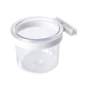 Porta Vitamina para Passaros Acrilico com Suporte G