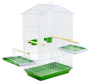 Gaiola para Calopsita Mansa Epoxi Verde