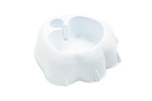 Bebedouro Para Cães Com Suporte Para Garrafa Pet Pequeno Branco