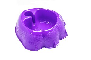 Bebedouro Para Cães Com Suporte Para Garrafa Pet Pequeno Roxo