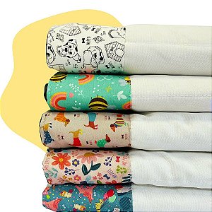 Kit com 5 TaPets Laváveis | Tamanho M