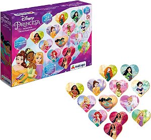 JOGO DOMINO PRINCESAS DISNEY 28PC XALINGO MDF