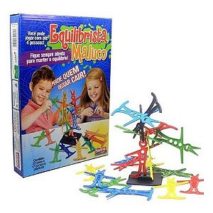 Brinquedo Educativo Equilibrista Maluco Torre De Equilíbrio Jogo Equilibrar Jogo Desafio