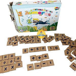 Conhecendo os Números 70 peças em Madeira Brinquedo Pedagógico e Educativo Tabuada Brinquedo de Matemática Operações Mat