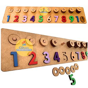 Jogo Aprendendo a Tabuada 100 peças em madeira Brinquedo Educativo  Matemática - GDkids Brinquedos Educativos e Pedagógicos