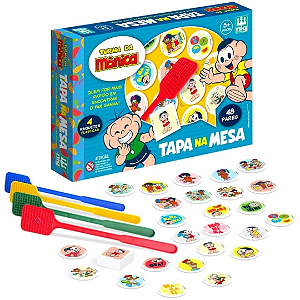 Jogo Infantil Tapa na Mesa Turma da Mônica Nig Brinquedos