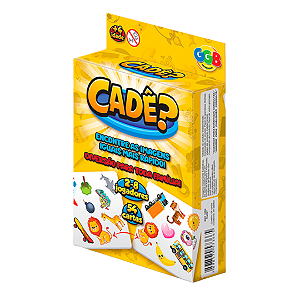 Cadê Jogo de Cartas GGB Brinquedo Educativo