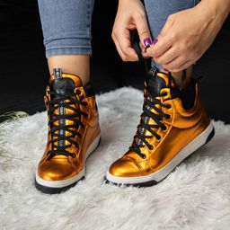 Tênis Marina Mello Couro B14001 Preto - Klikos Online | Sapatos, bolsas e  acessórios