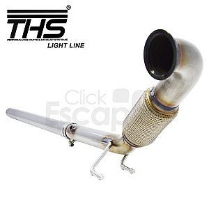 DOWNPIPE THS INOX 409 DE 3.0 x 2.5 POL. JETTA FUSCA 211CV