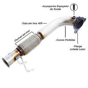 DOWNPIPE THS INOX 409 FORD MAVERICK 2.0 TURBO 2022 A 2024