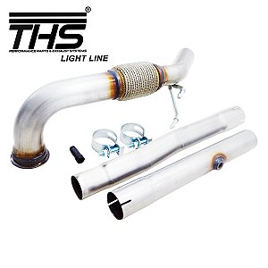 DOWNPIPE THS INOX 409 3.0 x 2.5 POL. AUDI Q3 2.0 180CV 2016 A 2021