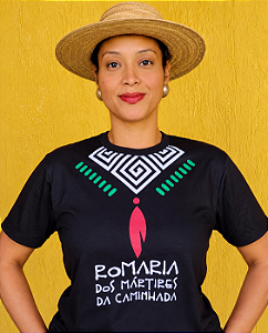 Camiseta - Romaria dos Mártires da Caminhada (Preta)