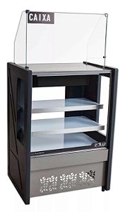 VITRINE CAIXA POLAR COM LED 0,80 CM