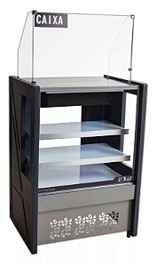 VITRINE CAIXA POLAR COM LED 0,80CM