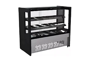 VITRINE ESTUFA 15 BANDEJAS PLATINUM 1,25M POLAR PVE 125