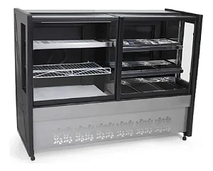 BALCÃO ESTUFA E REFRIGERADO 1,50M PLATINUM POLAR PVEBR 150