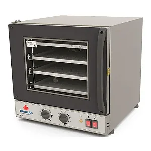 FORNO TURBO ELÉTRICO PROGÁS FAST OVEN ANALÓGICO PRETO PRP 004 G2 220V