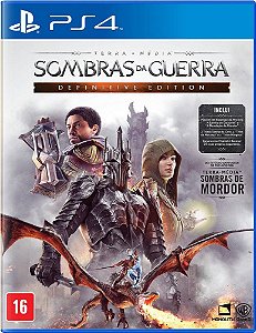 Jogo Terra-média Sombras da Guerra Definitive Edition - PS4