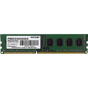 Memória Desktop DDR3 4gb Patriot 1600mhz PC3-12800-CL11