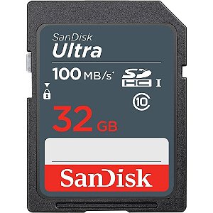 Memory Card SD 32gb Sandisk Ultra 100mbps